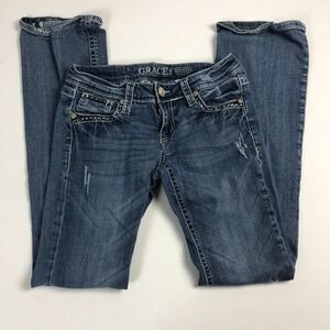 Grace in LA Boot Cut Jeans Size 27